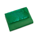 Зелёное портмоне Angelo Bianco. Вид 1 миниатюра.