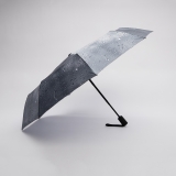 Серый зонт автомат ZITA. Вид 3 миниатюра.