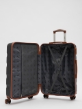 Чёрный чемодан Verano. Вид 4 миниатюра.