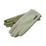 Светло-зеленые перчатки Angelo Bianco в категории Женское/Аксессуары женские/Женские перчатки и варежки. Вид 1