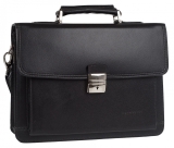 Чёрный портфель Mariscotti в категории Мужское/Сумки мужские/Мужские сумки для документов. Вид 2