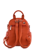 Оранжевый рюкзак Safenta (Fabbiano). Вид 3 миниатюра.