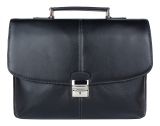 Чёрный портфель Mariscotti в категории Мужское/Сумки мужские/Мужские сумки для документов. Вид 1