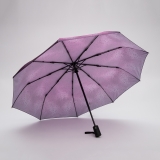 Фиолетовый зонт автомат ZITA. Вид 4 миниатюра.