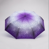 Фиолетовый зонт автомат ZITA. Вид 2 миниатюра.