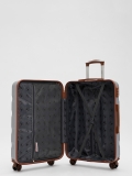 Серый чемодан Verano. Вид 4 миниатюра.