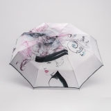 Розовый зонт автомат мини DINIYA в категории Женское/Аксессуары женские/Зонты женские. Вид 2