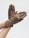 Темно-бежевые перчатки Angelo Bianco в категории Женское/Аксессуары женские/Женские перчатки и варежки. Вид 3