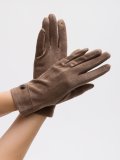 Темно-бежевые перчатки Angelo Bianco в категории Женское/Аксессуары женские/Женские перчатки и варежки. Вид 3