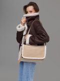 Темно-бежевый кросс-боди NaVibe в категории Осенняя коллекция/Коллекция из искусственных материалов. Вид 2