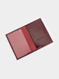 Бордовая обложка для документов Angelo Bianco в категории Мужское/Мужские аксессуары/Обложки на паспорт. Вид 2