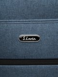 Темно-синий чемодан S.Lavia. Вид 6 миниатюра.