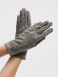 Серые перчатки Angelo Bianco в категории Женское/Аксессуары женские/Женские перчатки и варежки. Вид 3