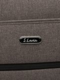 Коричневый чемодан S.Lavia. Вид 6 миниатюра.