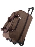 Коричневая сумка на колёсах S.Lavia. Вид 5 миниатюра.