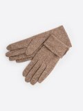 Темно-бежевые перчатки Angelo Bianco в категории Женское/Аксессуары женские/Женские перчатки и варежки. Вид 2