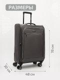 Серый чемодан S.Lavia в категории Мужское/Мужские чемоданы. Вид 2