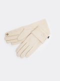 Молочные перчатки Angelo Bianco в категории Женское/Аксессуары женские/Женские перчатки и варежки. Вид 2