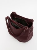 Бордовая сумка классическая S.Lavia. Вид 10 миниатюра.