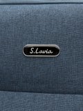 Темно-синий чемодан S.Lavia. Вид 6 миниатюра.