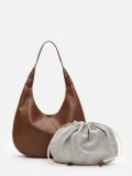Коричневый хобо Royal cuir в категории Женское/Сумки женские/Сумки хобо. Вид 2