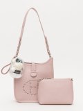 Розовый кросс-боди Royal cuir. Вид 4 миниатюра.