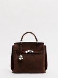 Темно-коричневый сэтчел Balina. Вид 2 миниатюра.