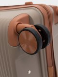 Темно-бежевый чемодан S.Lavia. Вид 9 миниатюра.