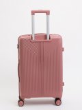 Темно-розовый чемодан S.Lavia. Вид 3 миниатюра.