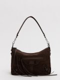 Темно-коричневый кросс-боди AT YOU. Вид 2 миниатюра.