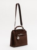 Темно-коричневый сэтчел Balina. Вид 4 миниатюра.