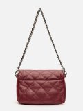 Бордовый кросс-боди Royal cuir. Вид 3 миниатюра.