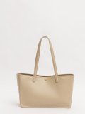 Бежевый шоппер AT YOU. Вид 4 миниатюра.