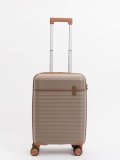 Темно-бежевый чемодан S.Lavia. Вид 4 миниатюра.