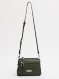 Зелёный кросс-боди Polina. Вид 2 миниатюра.