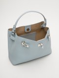 Голубой кросс-боди Royal cuir. Вид 6 миниатюра.