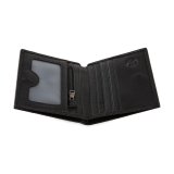 Чёрное портмоне Angelo Bianco. Вид 3 миниатюра.