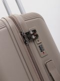 Темно-бежевый чемодан S.Lavia. Вид 7 миниатюра.