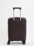 Коричневый чемодан S.Lavia. Вид 3 миниатюра.