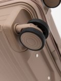 Серо-коричневый чемодан S.Lavia. Вид 9 миниатюра.