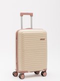 Бежево-розовый чемодан S.Lavia в категории Мужское/Мужские чемоданы. Вид 1