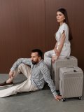Бежевый чемодан S.Lavia в категории Мужское/Мужские чемоданы. Вид 4