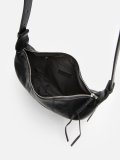 Чёрный хобо Royal cuir в категории Женское/Сумки женские/Сумки хобо. Вид 4