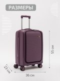 Фиолетовый чемодан S.Lavia в категории Мужское/Мужские чемоданы. Вид 2