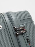 Светло-серый чемодан S.Lavia. Вид 6 миниатюра.