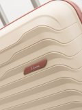 Бежево-розовый чемодан S.Lavia. Вид 6 миниатюра.