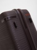 Коричневый чемодан S.Lavia. Вид 8 миниатюра.