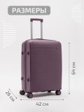 Фиолетовый чемодан S.Lavia в категории Мужское/Мужские чемоданы. Вид 2