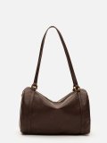 Темно-коричневый саквояж Royal cuir. Вид 3 миниатюра.