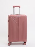 Темно-розовый чемодан S.Lavia. Вид 2 миниатюра.